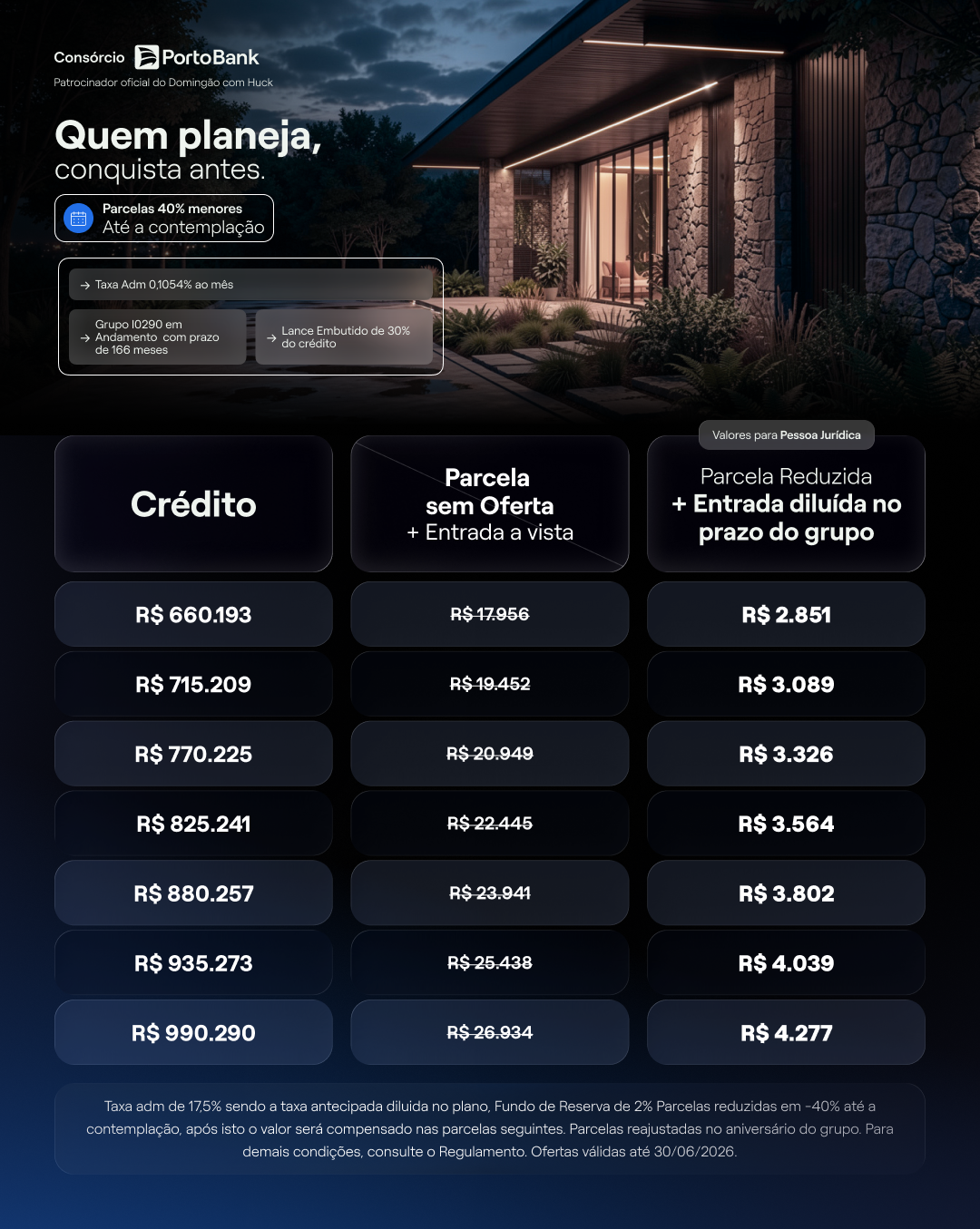 Imóvel CAM 40% — versão A