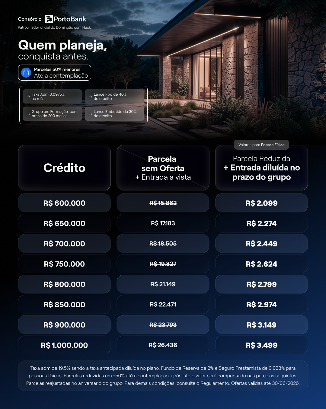 Imóvel CAM 50% — versão A